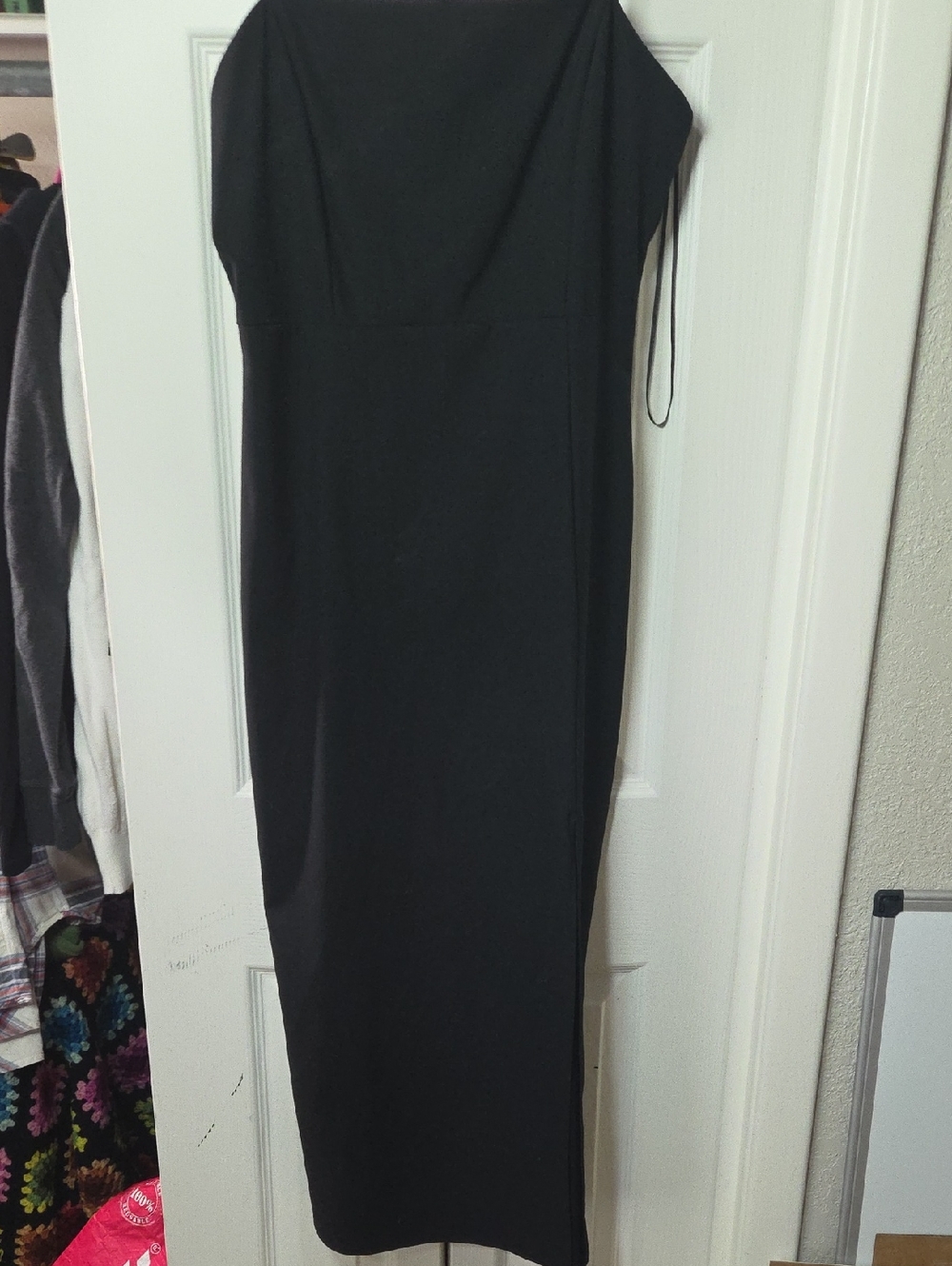 Zara Black Spaghetti Strap Maxi Dress